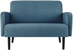PAPERFLOW 2-Sitzer Sofa LISBOA, Stoffbezug, blau
