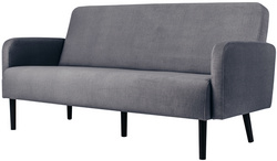 PAPERFLOW 3-Sitzer Sofa LISBOA, Stoffbezug, grau