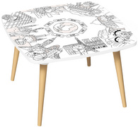 PAPERFLOW Maltisch KIDS "MONUMENT", Höhe: 460 mm