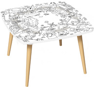 PAPERFLOW Maltisch KIDS "BAUERNHOF", Höhe: 460 mm