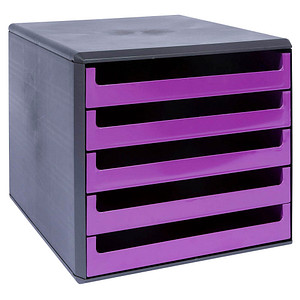 M&M Schubladenbox  DIN A4 mit 5 Schubladen