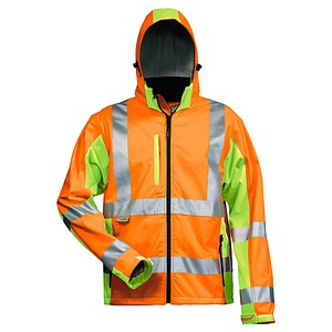 elysee® unisex Warnjacke HOSS orange, gelb Größe S