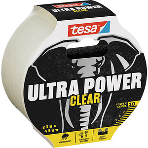 tesa Reparaturband ULTRA POWER CLEAR, 48 mm x 20,0 m