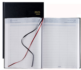 brepols Buchkalender "BREMAX 002" 2025, schwarz