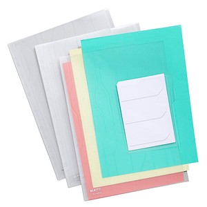 LEITZ Organisations-Hülle CombiFile, A4, PP, genarbt, 0,20mm Kombination aus Pr