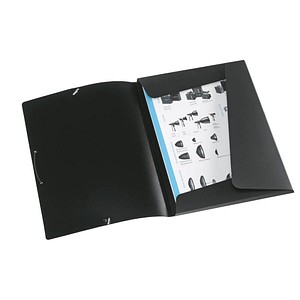 10 EICHNER Eckspanner DIN A4 schwarz