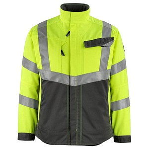 MASCOT® unisex Warnjacke Oxford  warngelb, anthrazit Größe L