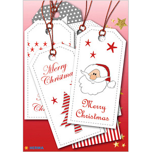 HERMA Weihnachts-Geschenkanhänger "Xmas