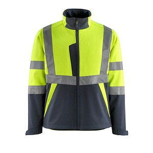 MASCOT® unisex Warnjacke Kiama  gelb, schwarzblau Größe S