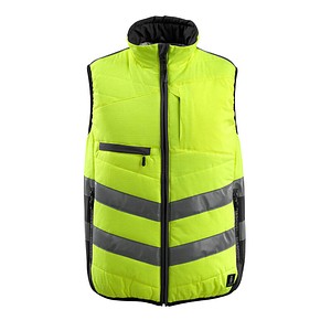 MASCOT® unisex Warnweste Grimsby  gelb, schwarz Größe XL