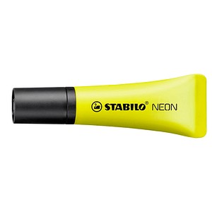 Textmarker Stabilo NEON, gelb, Strichstärke: 2-5mm, im Tubendesign