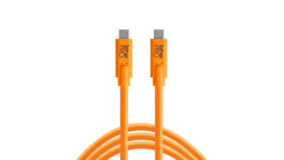 TETHER TOOLS USB-C zu USB-C 4,60m orange
