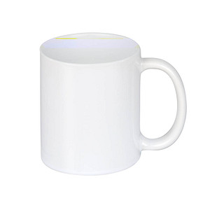 plottiX Keramiktasse für Tassenpresse weiß