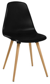 Topstar Besucherstuhl "T 2020", schwarz / buche