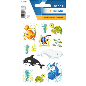 HERMA Sticker DECOR "Walfamilie und Freunde