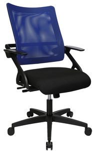Topstar Bürodrehstuhl "New S'move", schwarz / blau