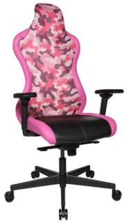 Topstar Bürodrehstuhl "Sitness RS Sport Plus", schwarz/pink