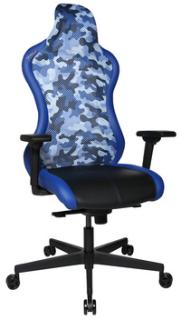 Topstar Bürodrehstuhl "Sitness RS Sport Plus", schwarz/blau