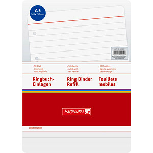 BRUNNEN Ringbucheinlagen liniert