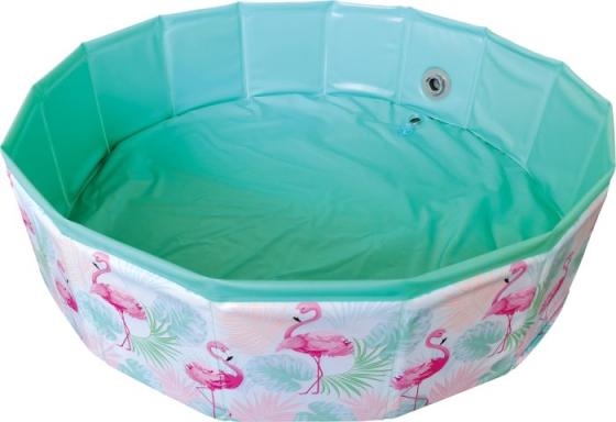 SF Fix Pool Flamingo #80cm,faltb.+Tasche