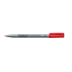 STAEDTLER Lumocolor NonPermanent-Marker 315M, rot Strichstärke: 1,0 mm (mittel)