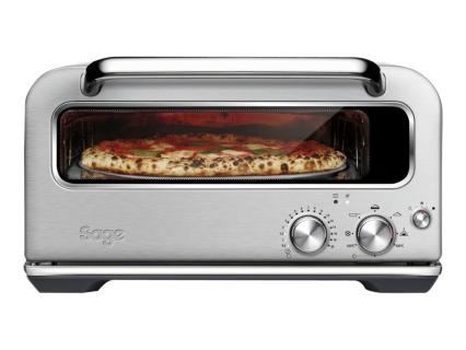SAGE APPLIANCES the Smart Oven Pizzaiolo Pizzaofen Brushed Stainless Steel