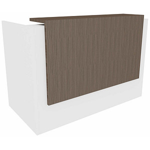 Quadrifoglio Empfangstheke weiß, eukalyptus 166,0 x 88,0 x 113,0 cm