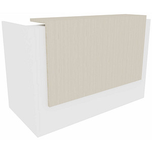 Quadrifoglio Empfangstheke weiß, ulme 166,0 x 88,0 x 113,0 cm