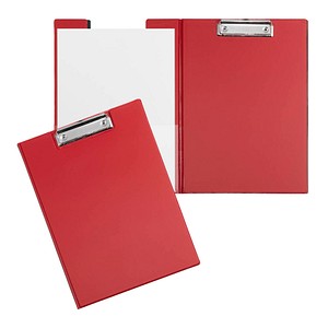 MAUL Schreibmappe mit Folienüberzug, DIN A4, rot Platte aus Karton mit Folienüb