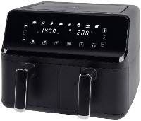 CLATRONIC Doppel-Heißluft-Fritteuse FR 3804 H, schwarz