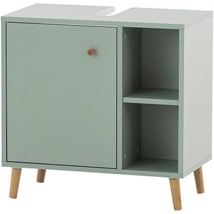 MÖBELPARTNER Waschtischunterschrank ohne Waschbecken Bjarne pastellgrün 60,2 cm 59,3 cm