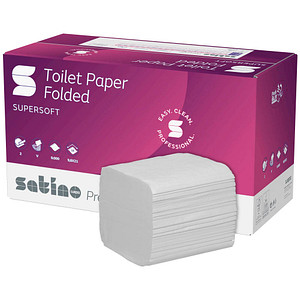 Satino by wepa Einzelblatt-Toilettenpapier prestige 2-lagig 9.000 Tücher