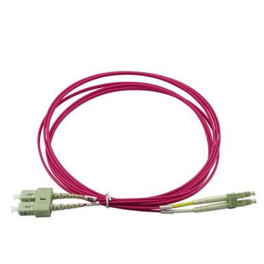 CBO BlueOptics LWL Patchkabel LC / SC MM OM4 magenta 3,0m