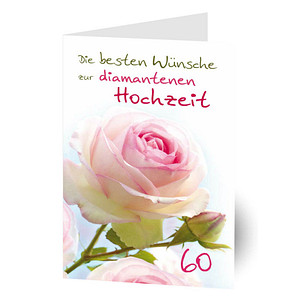 LUMA Glückwunschkarte Rose DIN B6
