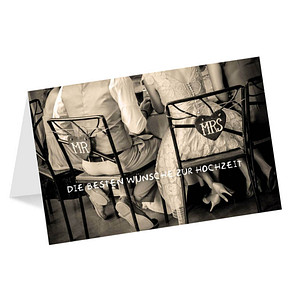 LUMA Glückwunschkarte MR. & MRS. DIN B6