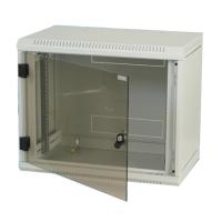 TRITON - 19"" Wandschrank einteilig 18HE/395mm Vollglastür