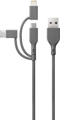 GP USB 2.0 A Kabel 1,0 m grau
