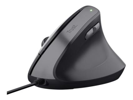 TRUST Bayo II Ergonomische Maus USB Schwarz 6 Tasten