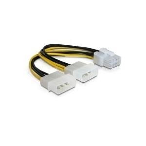DELOCK Kabel PCI Express Stromvers.2x5.25Z 1x8pol