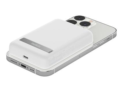 BELKIN Boost Charge Magnetische kabellose Powerbank 5K mit Ständer weiß - Kabel