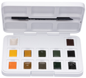 ROYAL TALENS Aquarellfarbe Van Gogh, 12er Box, Naturfarben