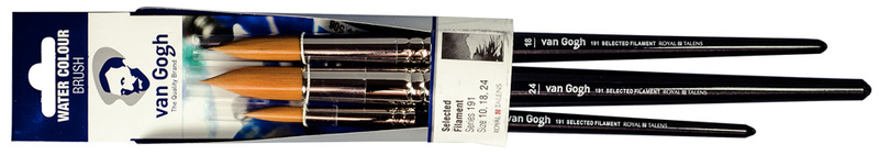 ROYAL TALENS van Gogh Aquarellpinsel-Set 191, Größe 10/18/24