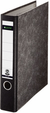 LEITZ Wolkenmamor-Ordner, 180 Grad, DIN A4, 59 mm, schwarz Einband aus Pappe, a