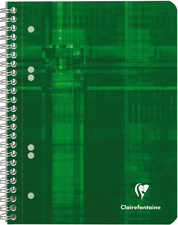 Clairefontaine Collegeblock, DIN A5, Lineatur 5, kariert