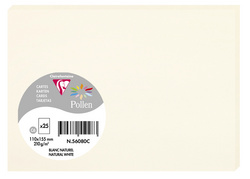 Pollen by Clairefontaine Karte C6, naturweiß