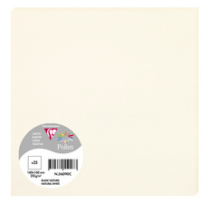 Pollen by Clairefontaine Karte 160 x 160 mm, naturweiß