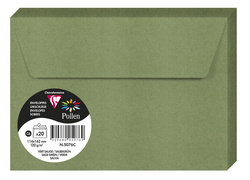 Pollen by Clairefontaine Briefumschlag C6, salbeigrün