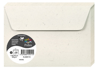 Pollen by Clairefontaine Briefumschlag C6, Natura