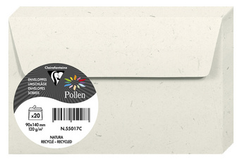 Pollen by Clairefontaine Briefumschlag 90 x 140 mm, Natura