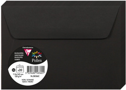 Pollen by Clairefontaine Briefumschlag C6, schwarz